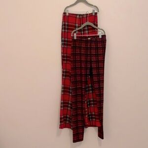 2 Plaid Holiday Pants
